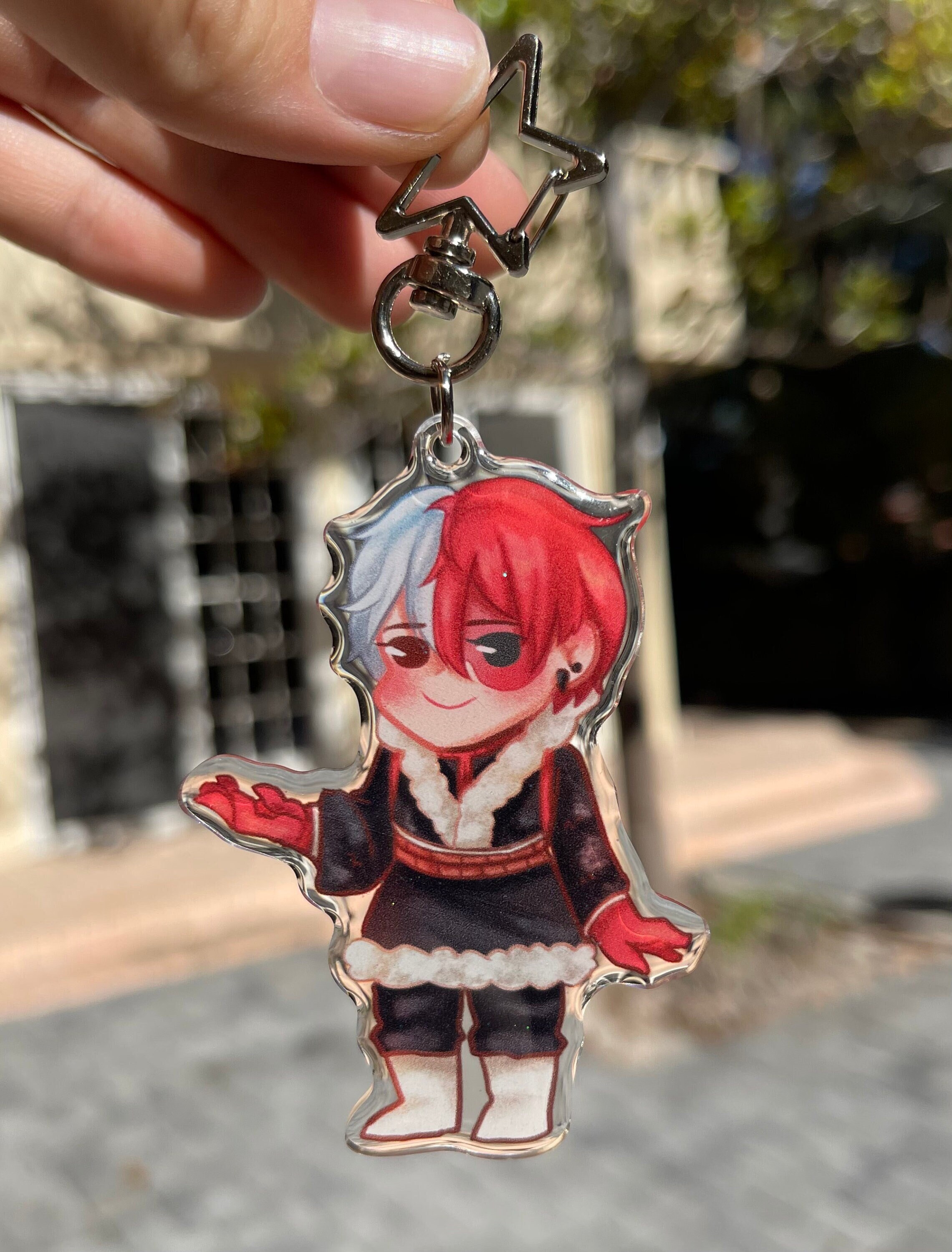 Shouto Todoroki Winter AU Keychain Etsy