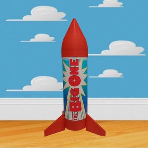 Toy story rocket | the Big one | sids rocket | toy story |  toy story birthday | fireworks | movie replica