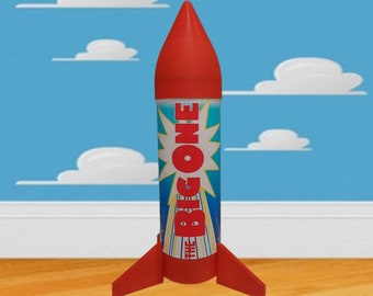 Toy story rocket | the Big one | sids rocket | toy story |  toy story birthday | fireworks | movie replica