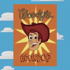 Toy Story Woody&#39;s roundup A3 poster