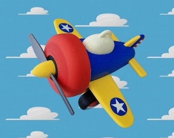 Toy story plane | Andy's plane | andy's toy | cowboy woody | buzz lightyear | kids toys | gift for kid | pixar | Disney