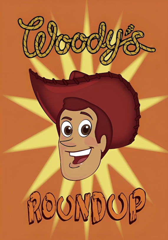 Toy Story Woody's Roundup A3 Poster - Etsy