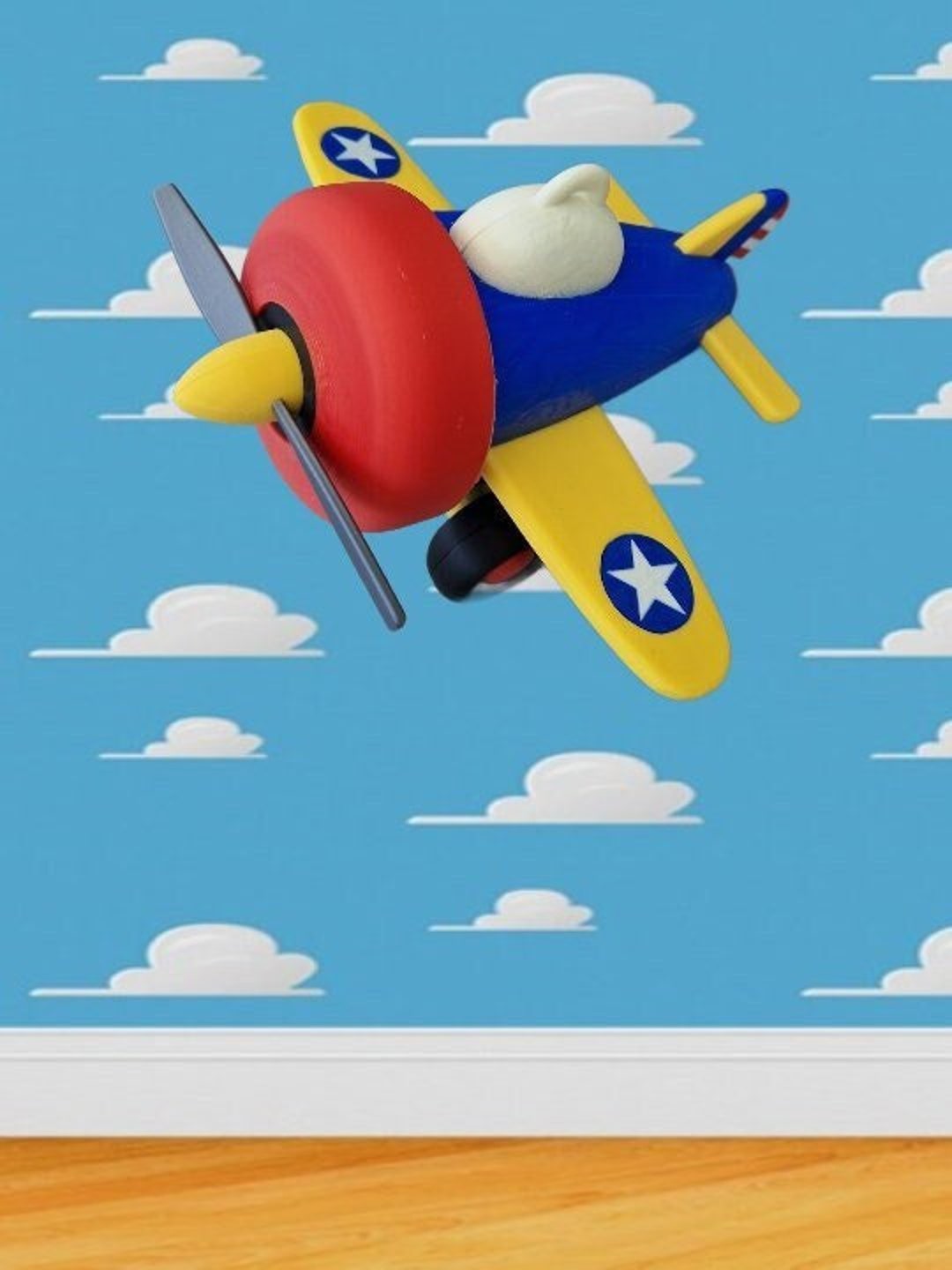 Toy Story Plane Andy s Plane Andy s Toy Cowboy Woody Buzz Lightyear Kids Toys Gift for Kid Pixar Disney Etsy