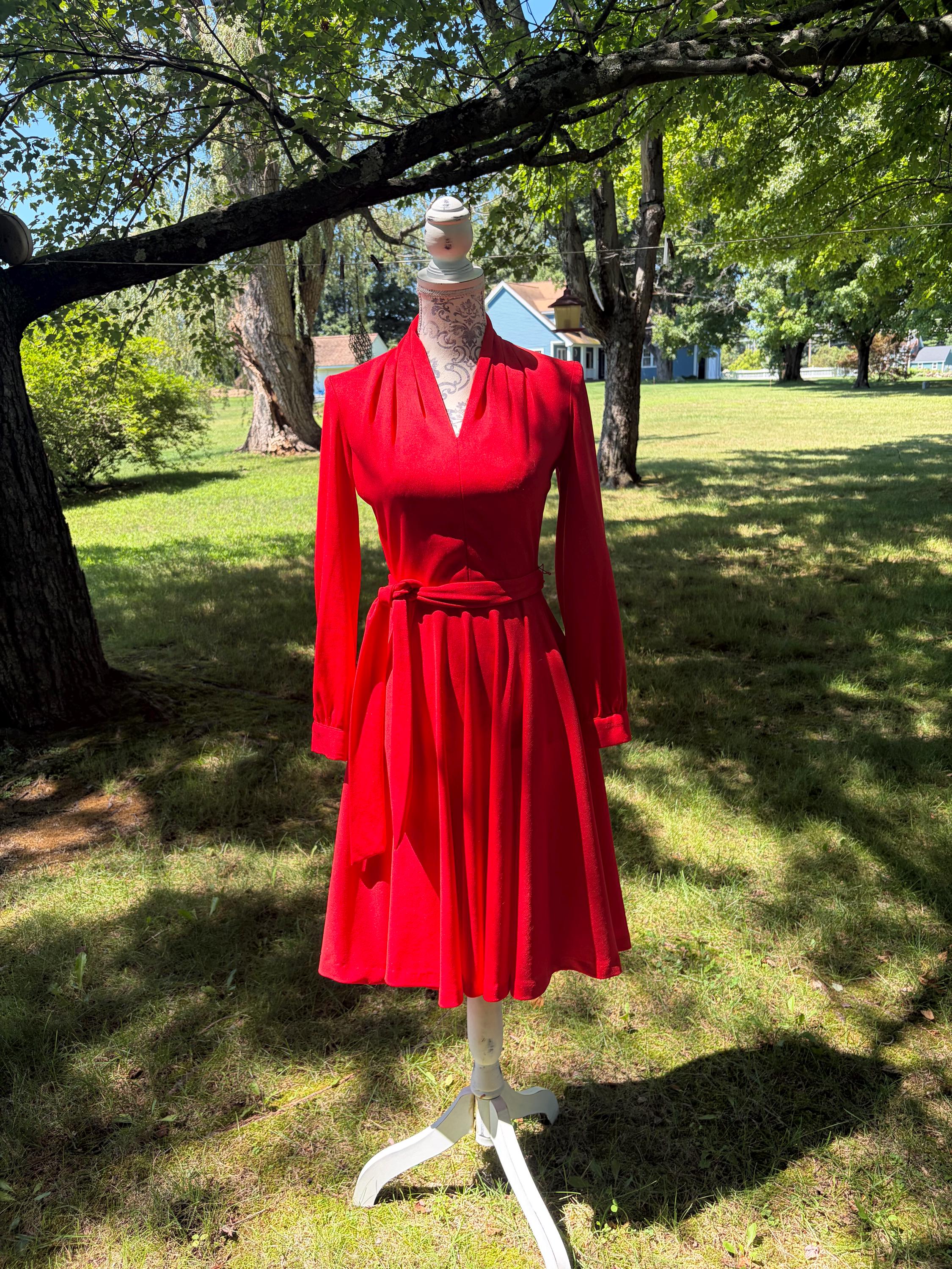 70s Christmas Dress