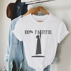 The Traitors, 100% Faithful, TV Programme, Traitors Fan, T shirt, White Cotton T shirt, Tee, Grey T shirt,