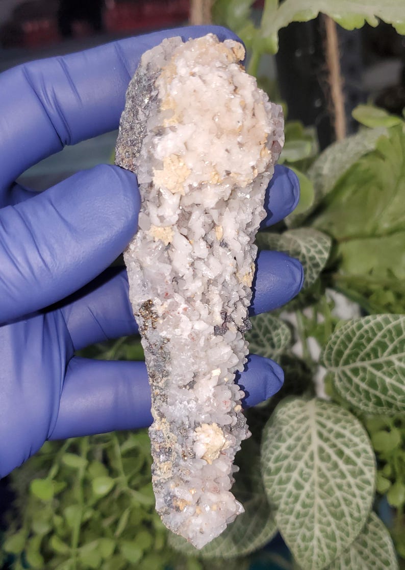 Quartz Hematite Pyrite Galena Dolomite Specimen 116g, Multi Mineral Cluster, Natural Crystal Display Piece image 16