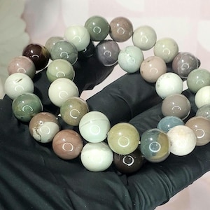 Alashan Milk Tea Alashan bead stretch bracelet