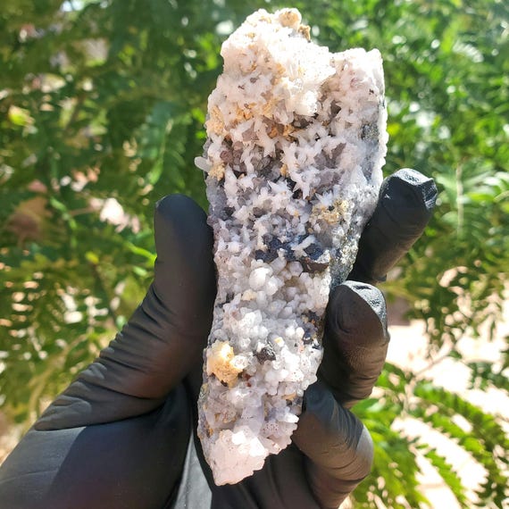 Quartz Hematite Pyrite Galena Dolomite Specimen 116g, Multi Mineral Cluster, Natural Crystal Display Piece