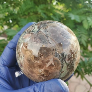 Skura flower Jasper sphere 414g ( 63mm )