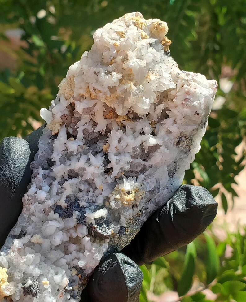 Quartz Hematite Pyrite Galena Dolomite Specimen 116g, Multi Mineral Cluster, Natural Crystal Display Piece image 10