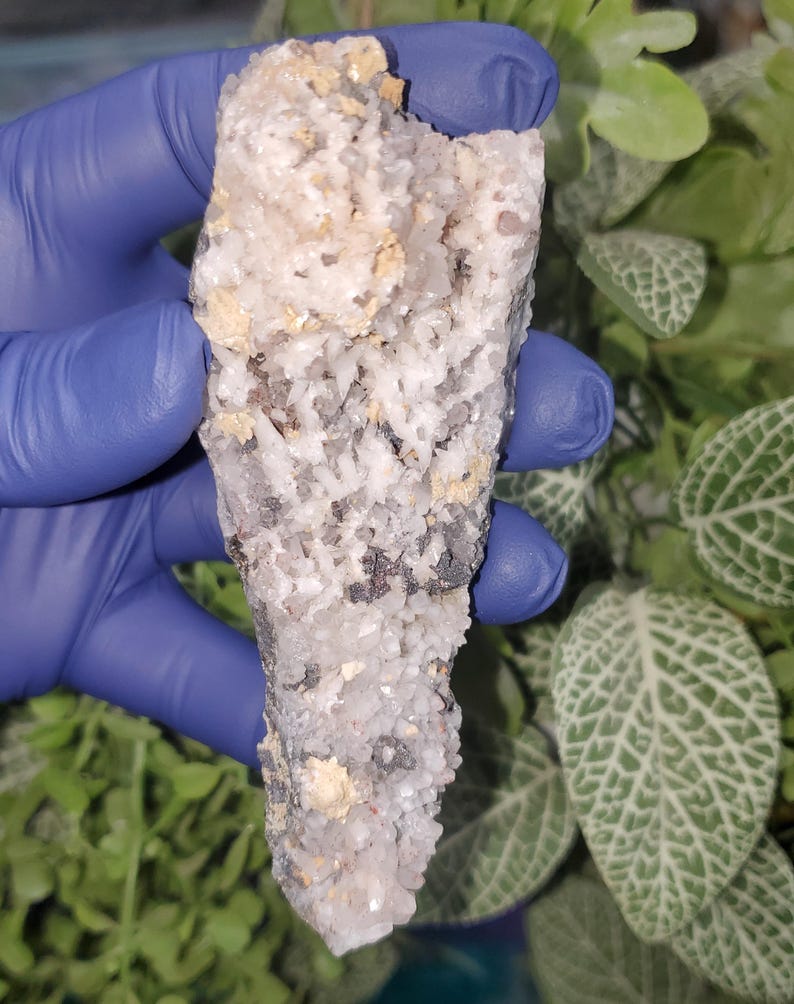 Quartz Hematite Pyrite Galena Dolomite Specimen 116g, Multi Mineral Cluster, Natural Crystal Display Piece image 14