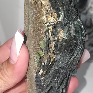 Vivianite Specimens, Brazil Vivianite, Blue-green cluster 244g