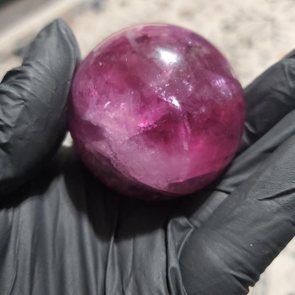 Purple flourite sphere 48mm **free shipping