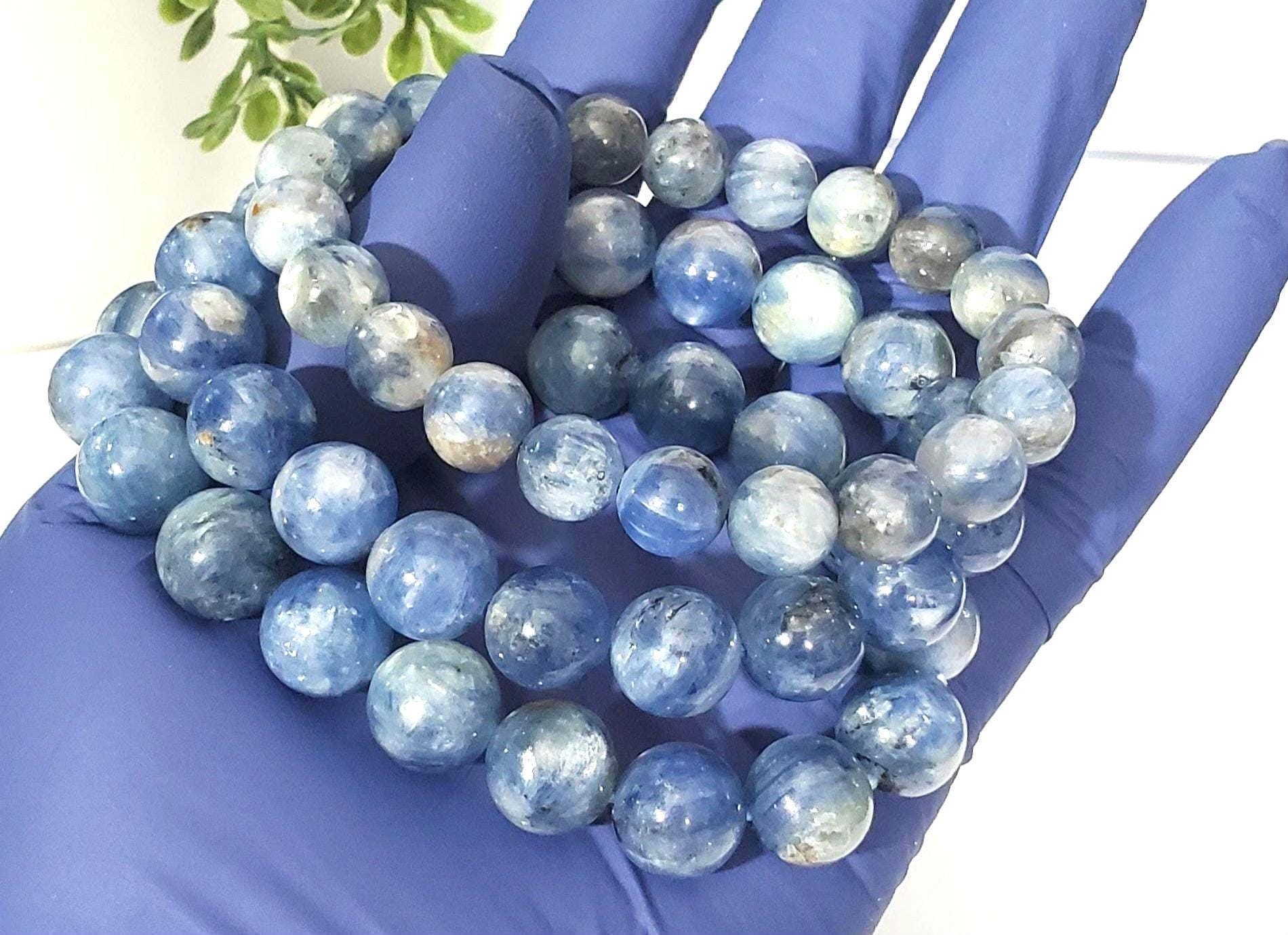 Blue Kyanite stone bracelet 1pc