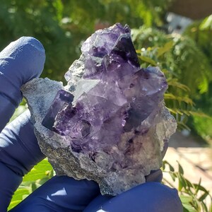 Purple Cube FLUORITE Crystal Mineral Specimen/yaogangxian 66g