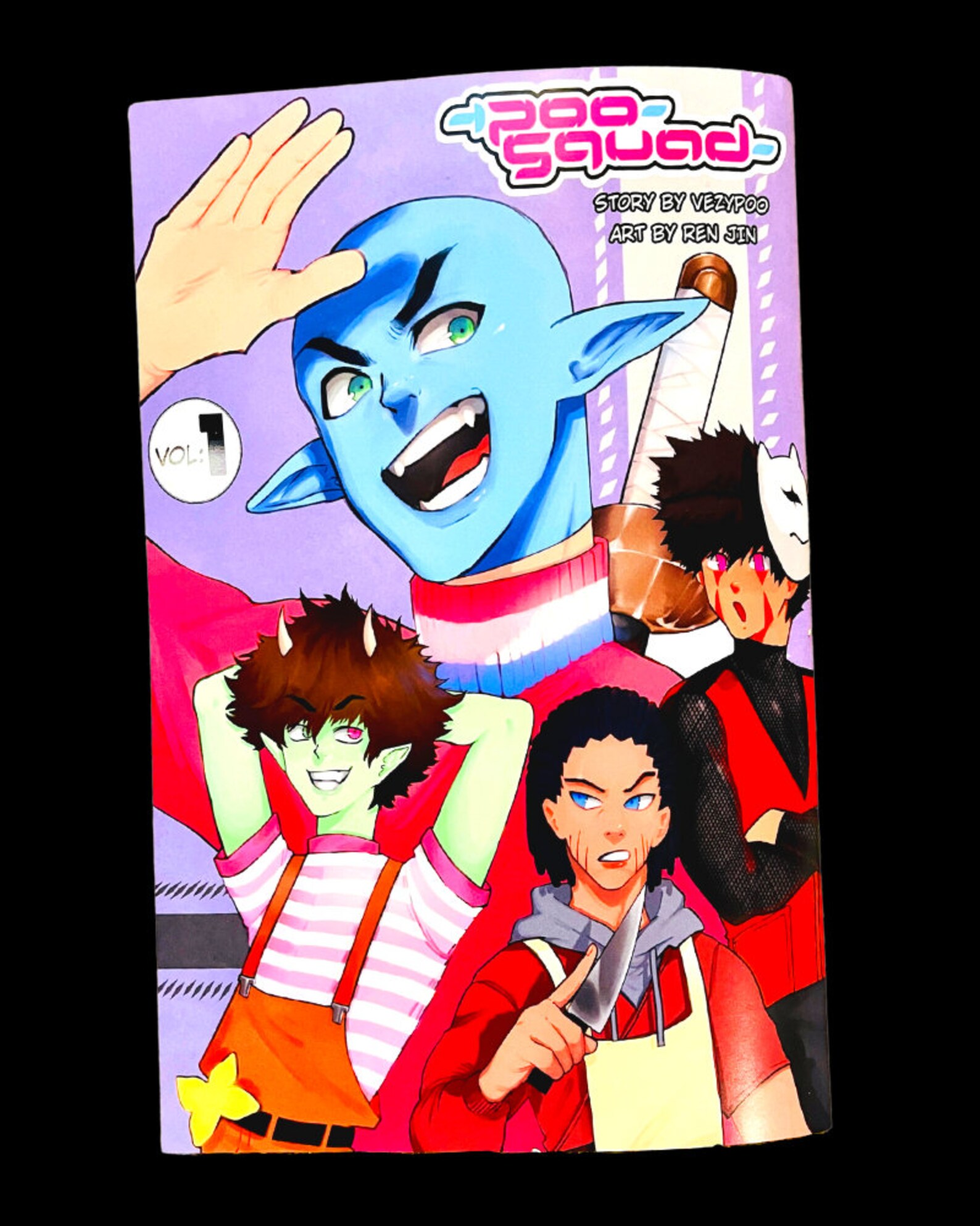 Poosquad Volumes 1 & 2 Manga Story by Vezypoo Art by Ren Etsy