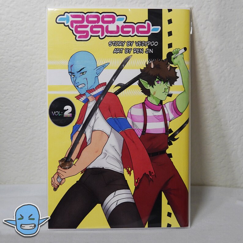 Poosquad Volumes 1 & 2 Manga Story by Vezypoo Art by Ren Etsy
