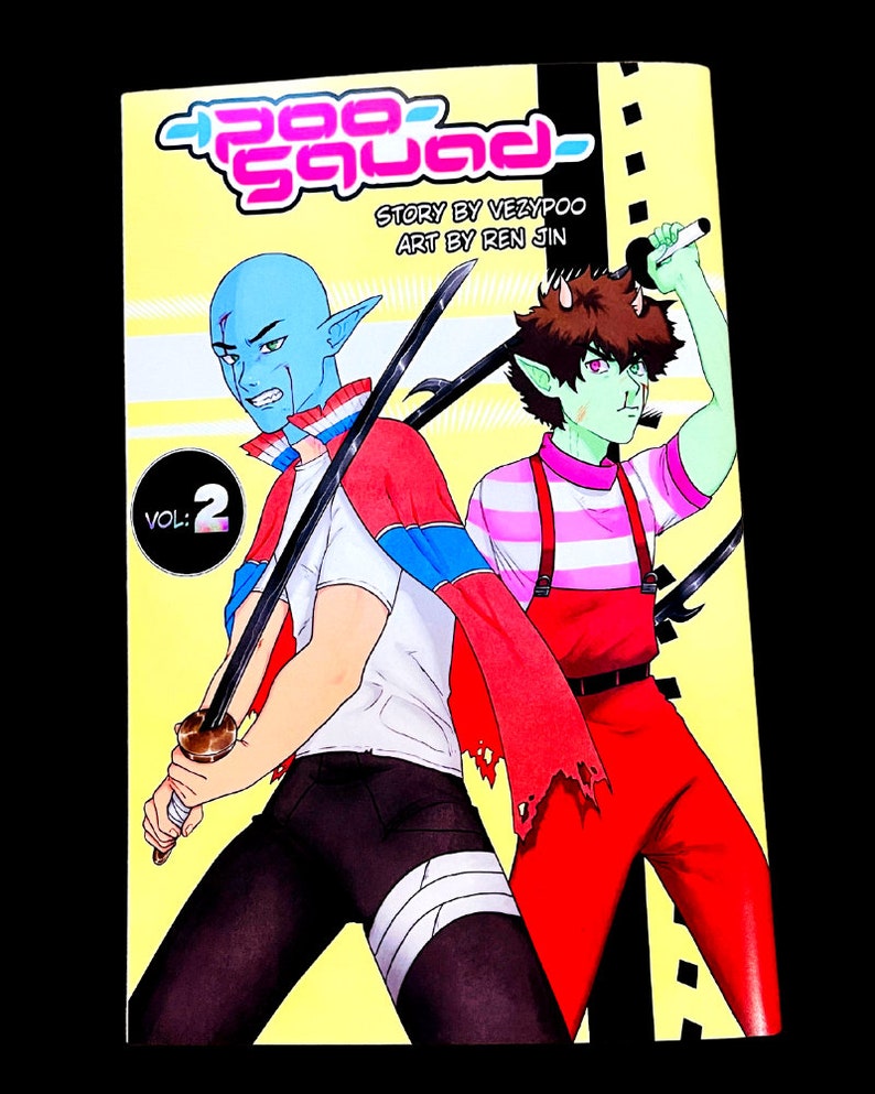 Poosquad Volumes 1 & 2 Manga Story by Vezypoo Art by Ren Etsy