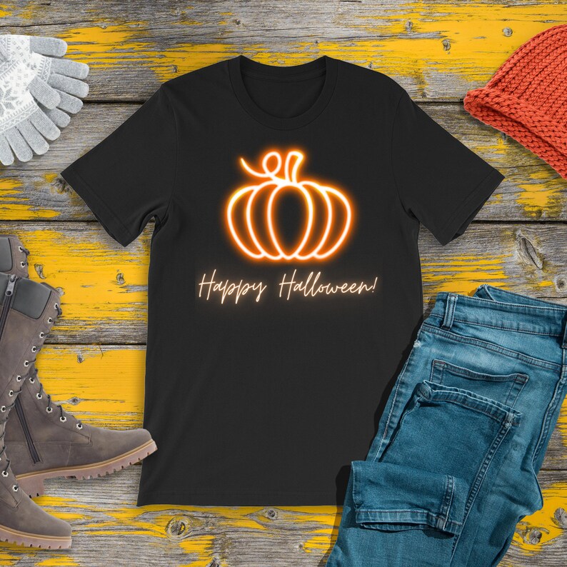 Neon Halloween Shirt Hello Halloween Halloween 2022 Shirt - Etsy
