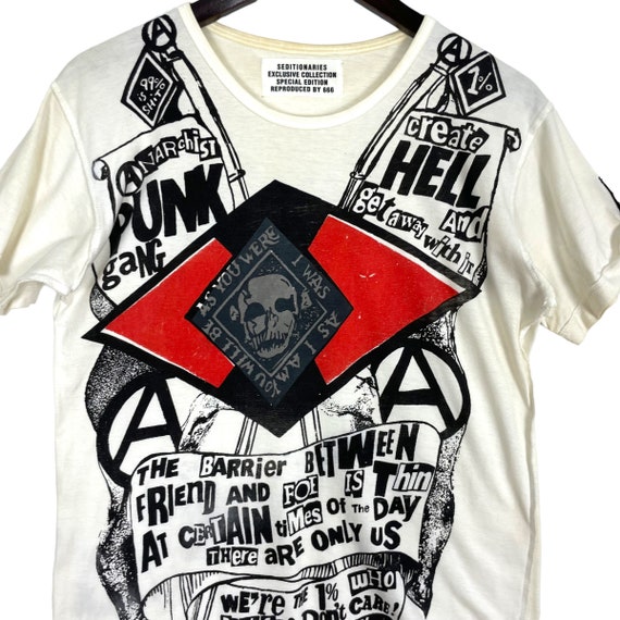 Punk Hell Seditionaries by 666 Punk Rocknroll Band Tee Rock Tshirt  