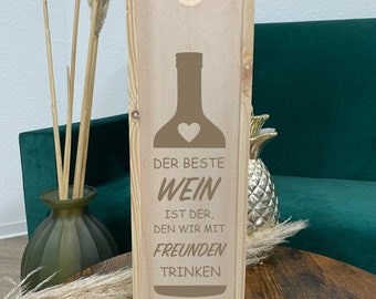 Weinkiste, Weinflaschenbox, Weinflaschenkiste, Weingeschenk, Weingeschenk Hochzeit, Hochzeitsgeschenk, Geburtstagsgeschenk, Weinliebhaber