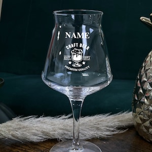 Bicchiere da birra artigianale con incisione, bicchiere da birra con incisione, regalo da uomo, regalo da donna, bicchiere da birra personalizzato, regalo di birra, bicchiere da birra artigianale