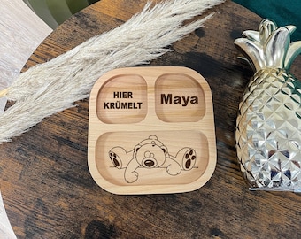 Cadeau baptême, assiette bébé personnalisée, baptême, cadeau naissance, cadeau bébé, assiette enfant, assiette bambou enfants, assiette bébé ventouse, bébé