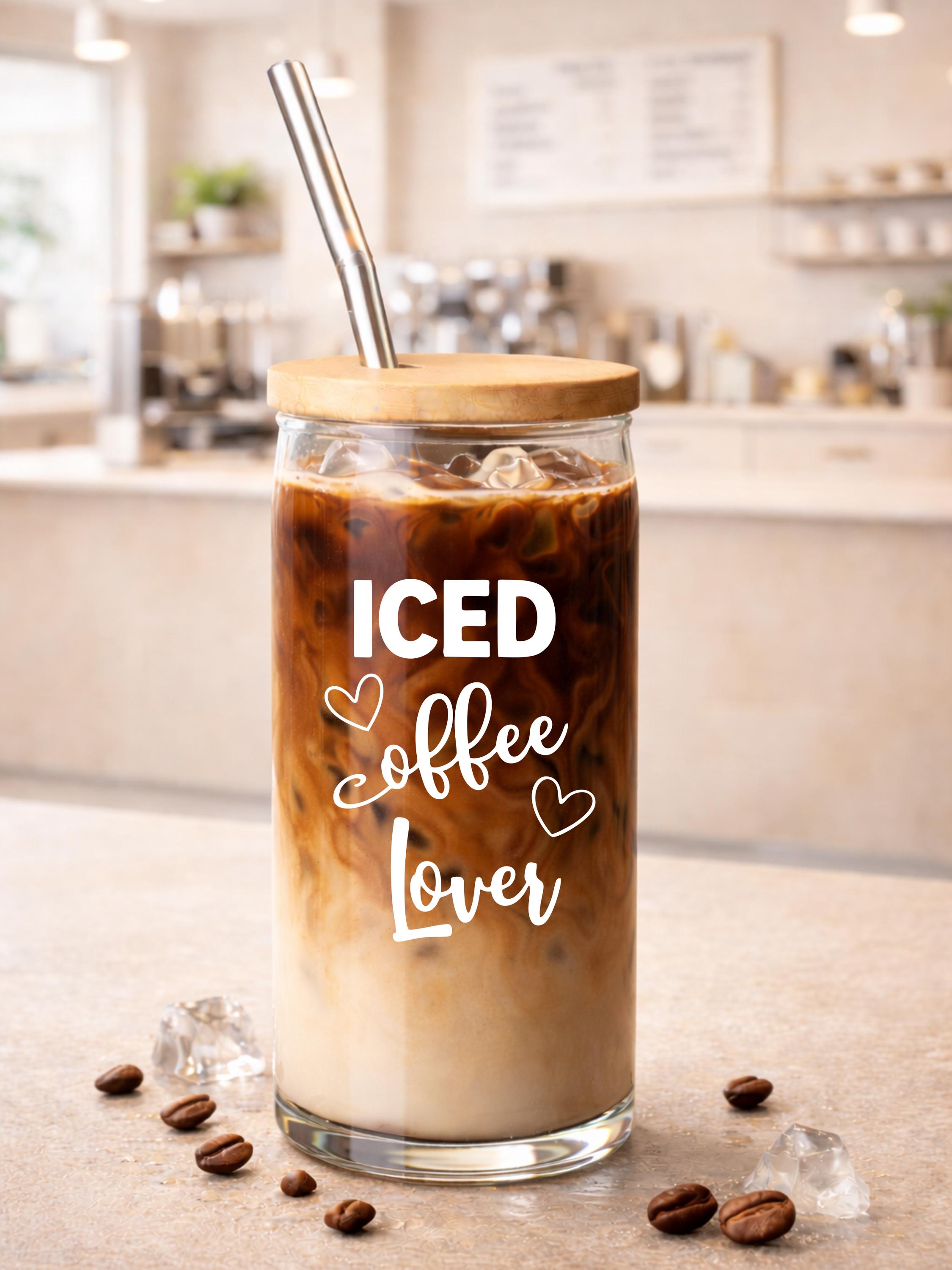 Eiskaffee glas