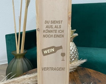 Weinkiste, Weinflaschenbox, Weinflaschenkiste, Weingeschenk, Weingeschenk Hochzeit, Hochzeitsgeschenk, Geburtstagsgeschenk, Weinliebhaber