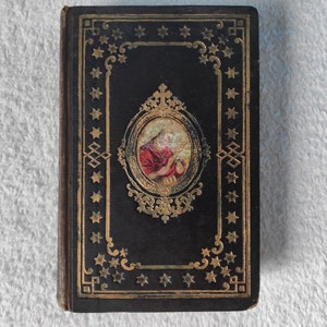 Antiquarian books 19th century, antique gift ideas, vintage books, vintage, 1866 year, rare books "Die Magd des Herrn".