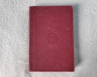 Antique Religious Book of the 1920s "The Scottish Psalter 1929", Vintage Hardcover Book, Religious Gifts, Book Lover Gift, Antiquarian Books