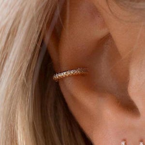 conch earring ear cuff earrings 14k solid gold conch ear cuff ear cuff no piercing conch cuff fake Ear cuff,fake piercing•cartilage cuff