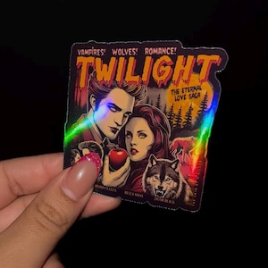 トワイライト・サーガ ホログラフィックステッカー、吸血鬼、狼、ロマンス