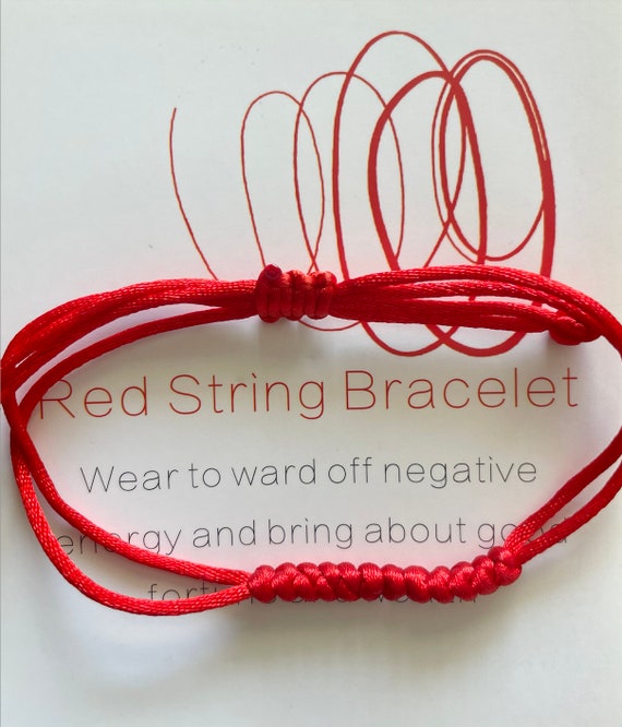 Red String Kabbalah Bracelet with Hamsa