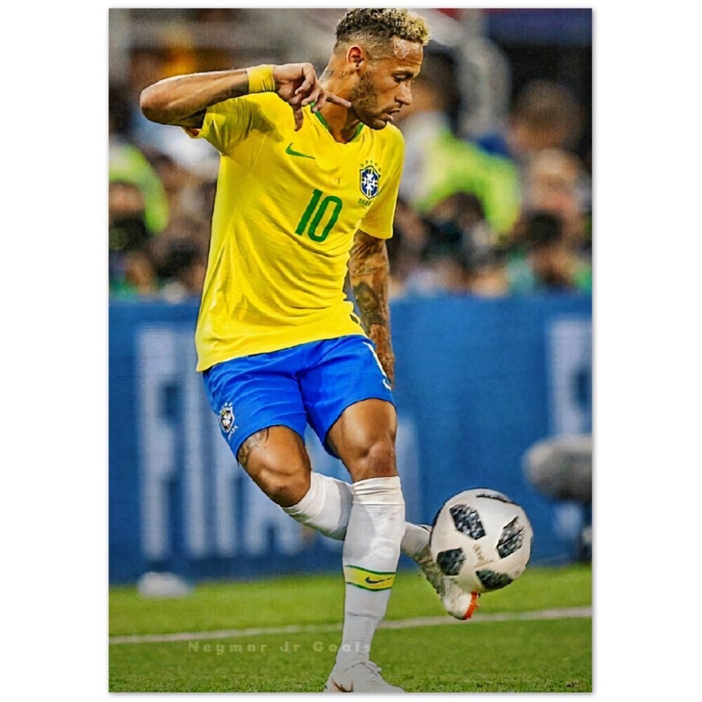 Neymar Brazilian Legend Art Poster for Sale by FootballArcade