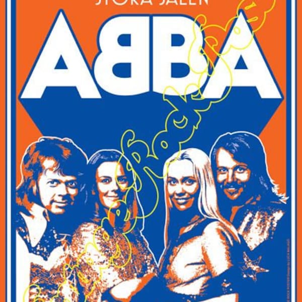 Abba Poster - Etsy