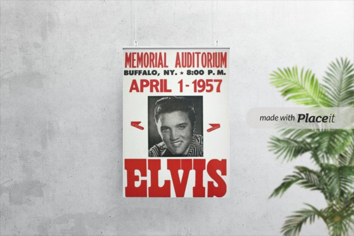 Elvis Presley Printable Poster Printable Art Wall Art Home Decor ...