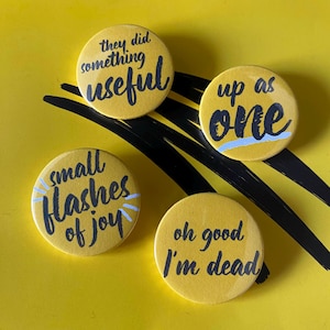 Operation Mincemeat Mini Badge Set, Musical Theatre, West End, Broadway