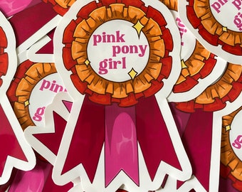 Pink Pony Club Chappell Roan Sticker: Sapphic LGBT Lesbian WLW Pride