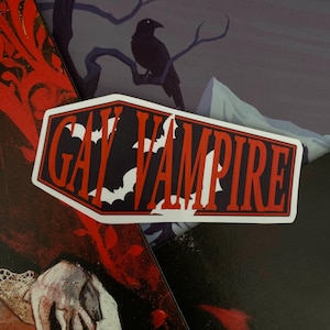 Gay Vampire Aufkleber, Gothic, LGBT, Emo, Alternativ