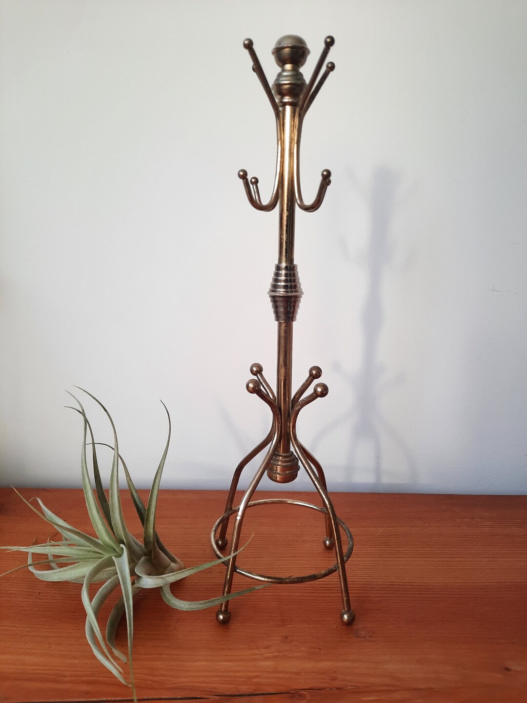 Vintage Brass Jewellery Tree Stand Etsy Australia
