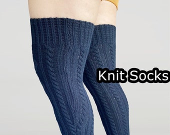Thigh High Boot Socks/Thigh High Socks/Cotton Stockings/Warmer Socks Stocking