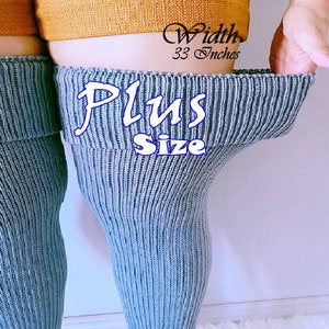 Plus Size Extra Long Over The Knee Stocking/Extra Tall Socks/Thigh High Socks