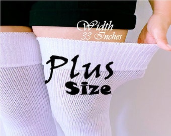 Plus Size Thigh High Socks/Extra Long Thigh High Socks/Knee High Socks