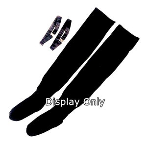 Plus Size Socks/Thigh High Socks/Thigh High Stockings Socks + Thigh Belt