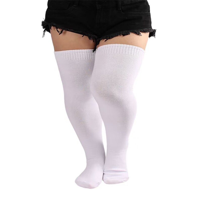 PLUS SIZE Super Long Thigh High Socks/ Extra Long Thigh High Etsy