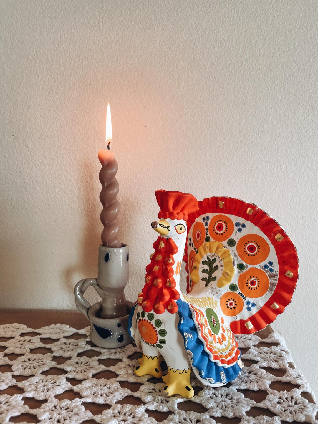Russian Dymkovo Clay Rooster - Etsy