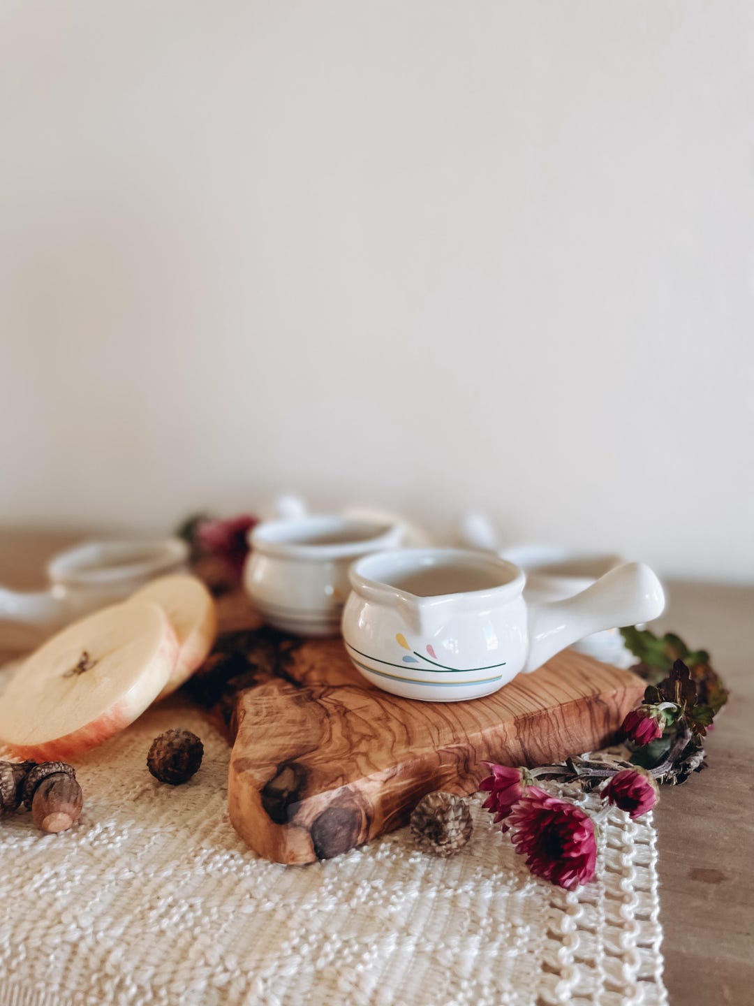Tiny Condiment/snack Bowls With Handles - Etsy