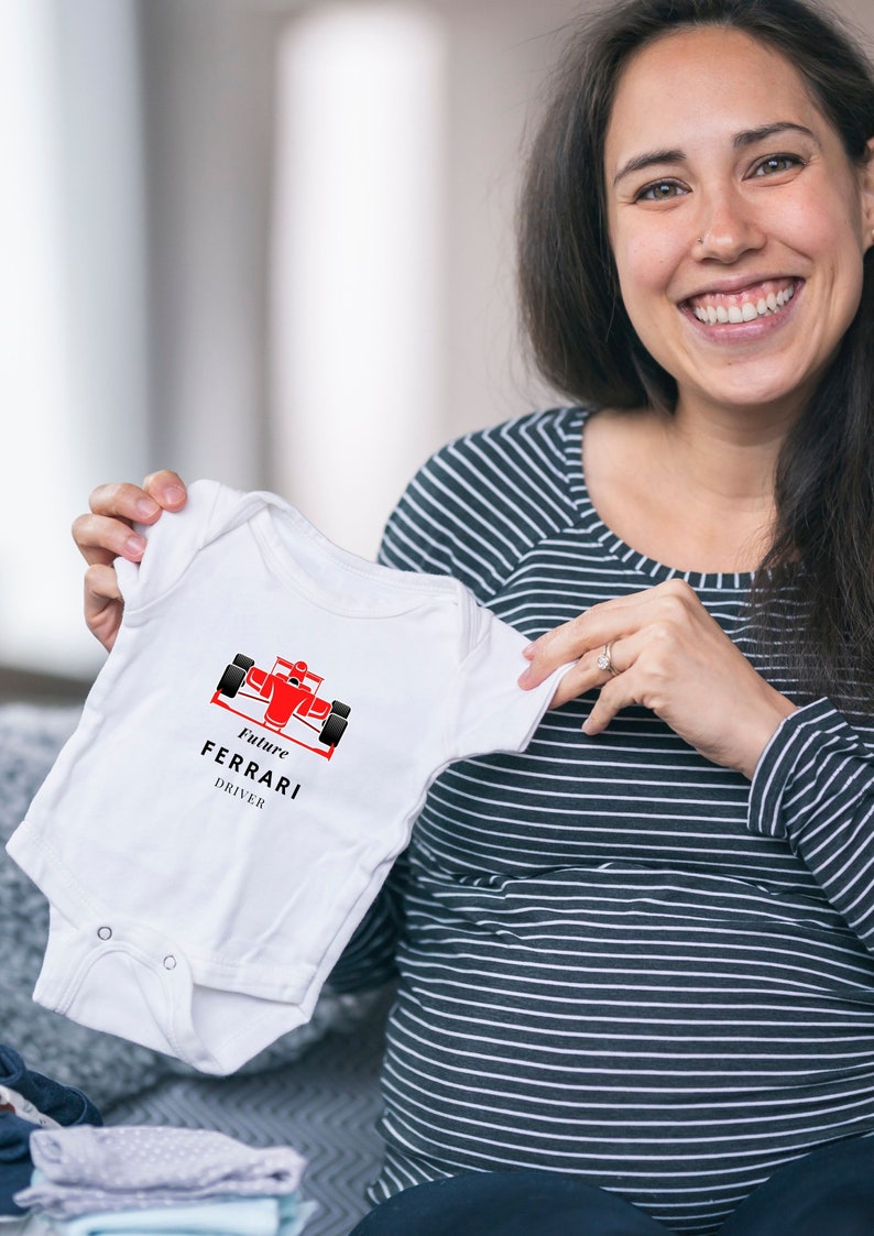 F1 Ferrari Baby Onesies Classic Baby Short Sleeves Formula 1 Etsy Ireland