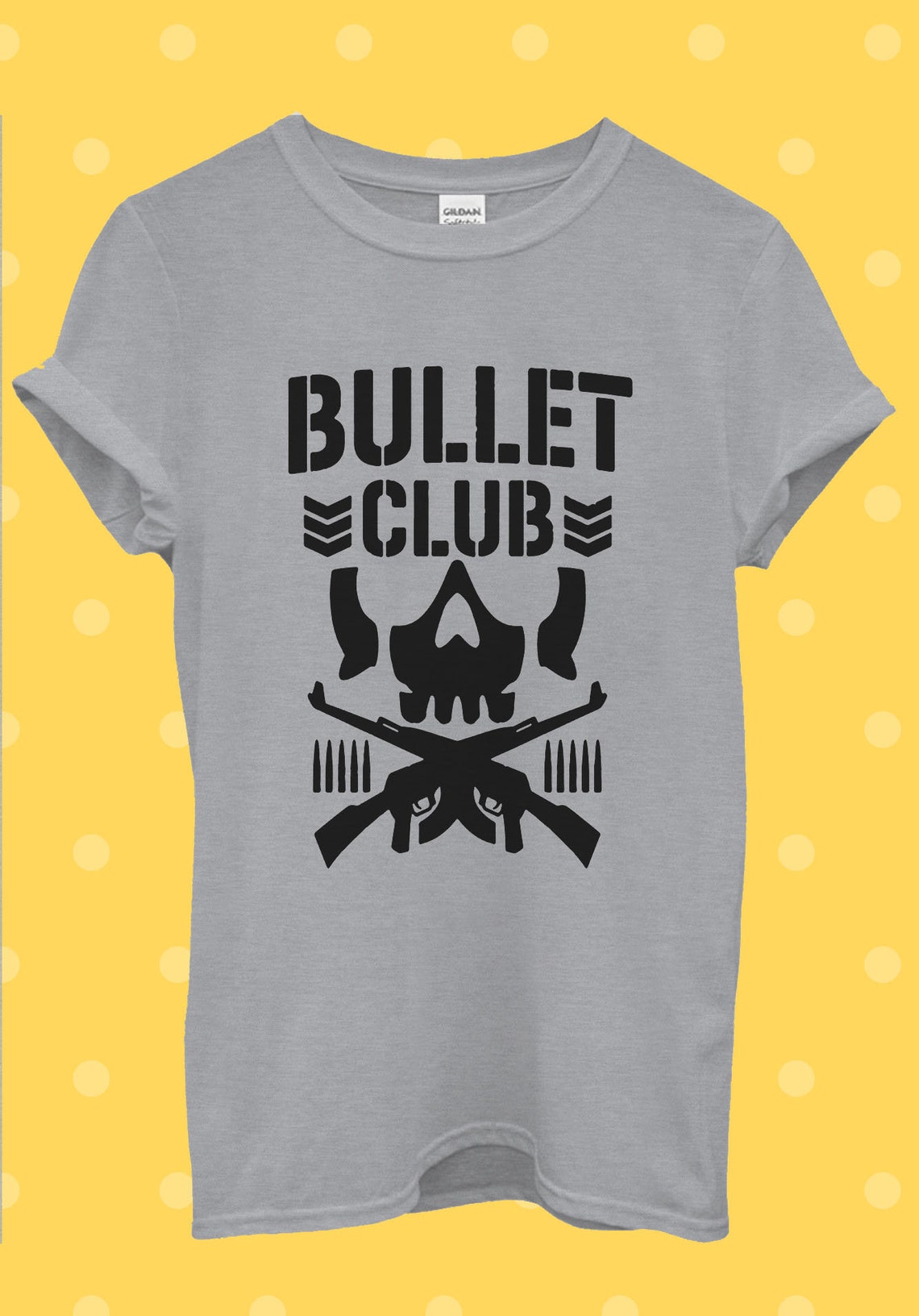 Bullet Club Pro Wrestling Funny Cool Retro T Shirt Men Women Etsy